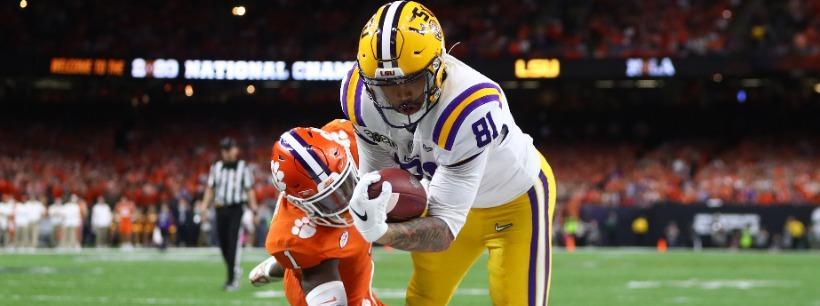 2020 NFL Draft: LSU tight end Thaddeus Moss over-under 94.5 draft