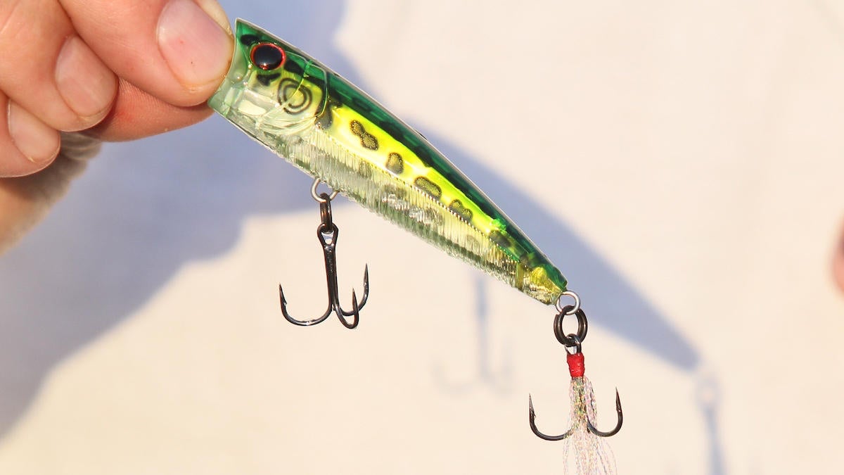 Yo-Zuri 3DB Pencil Popper 135mm Gizzard Shad - Esca Artificiale Galleggiante Per Spinning