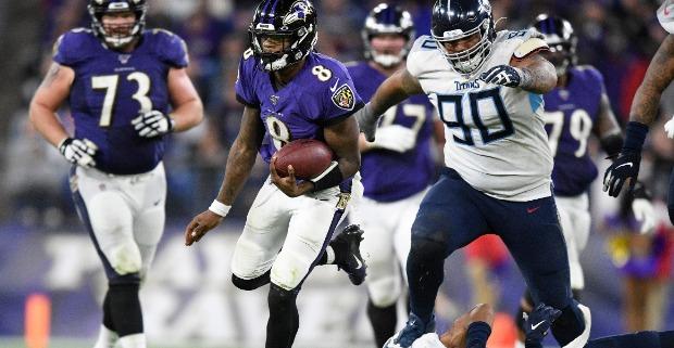 <p>lamar jackson </p>