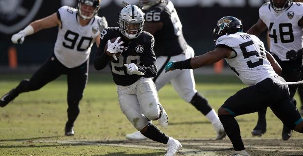 Raiders vs. Chargers injury report: Josh Jacobs, Trent Brown