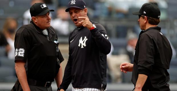 Yankees manager Aaron Boone ejected for 7th time this season, tied for most  in majors 