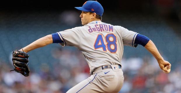 Mets vs. Nationals Tuesday probable pitchers, odds: Jacob deGrom set at 6.5 strikeouts in season debut