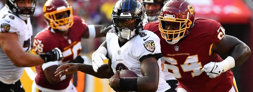 <p>Lamar Jackson, Ravens quarterback</p>