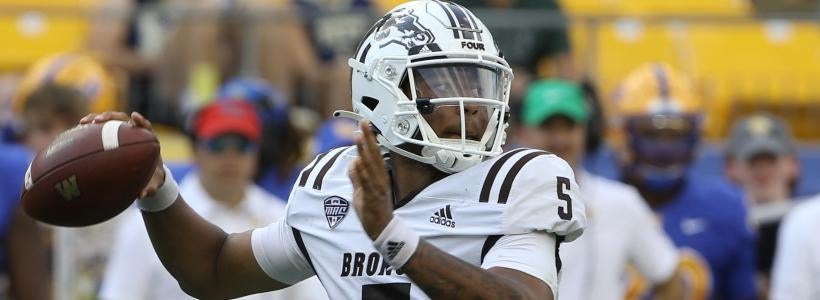 <p>Kaleb Elerby, Western Michigan QB</p>