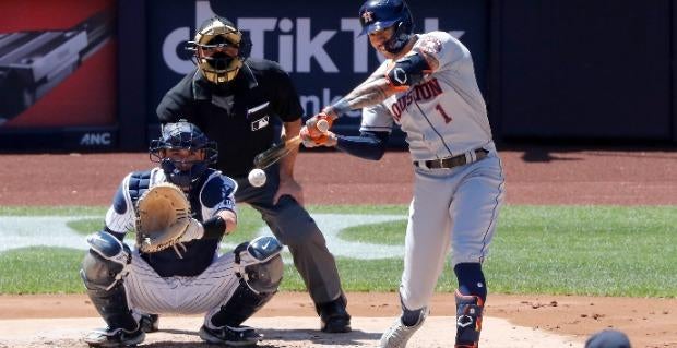 What are the chances Carlos Correa signs with the Yankees? Carlos Correa  Yankees Jersey Swap!🔥 : r/mlb