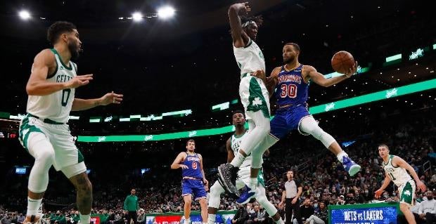 <p>celtics warriors</p>