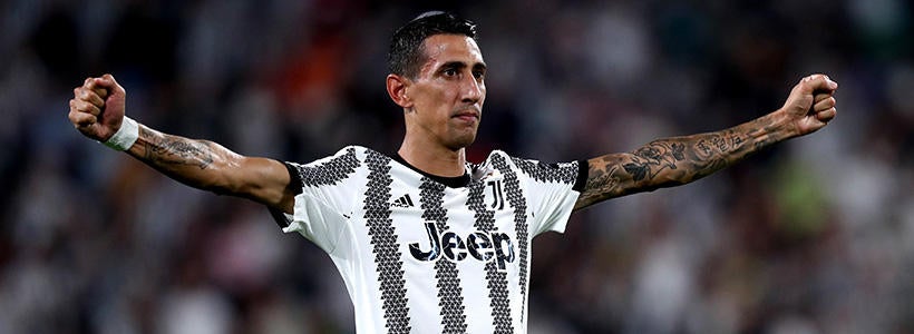 <p>ALLIANZ STADIUM, TORINO, ITALY - 2022/08/15: Angel Di Maria of Juventus Fc celebrates after scoring a goal during the Serie A match between Juventus Fc and Us Sassuolo. Juventus Fc wins 3-0 over Us Sassuolo. (Photo by Marco Canoniero/LightRocket via Getty Images)</p>