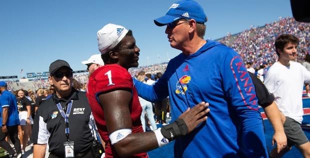 Sportsbooks starting to believe in unbeaten Kansas, ESPN College GameDay will be in Lawrence Saturday for TCU game