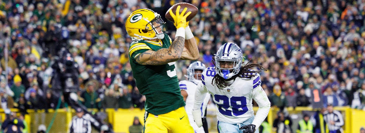 <p>Christian Watson, Green Bay Packers</p>