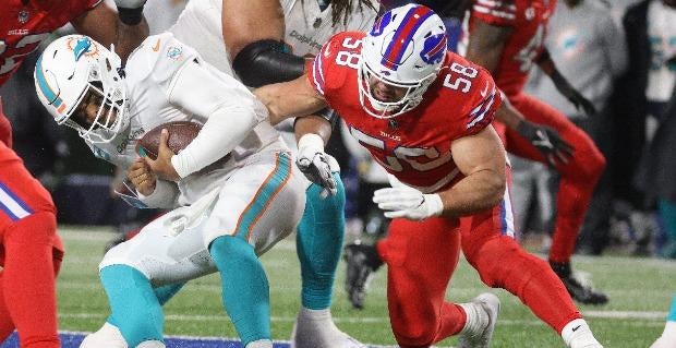 AFC Wild Card Weekend odds: Dolphins-Bills, Ravens-Bengals, Chargers-Jaguars all regular-season rematches