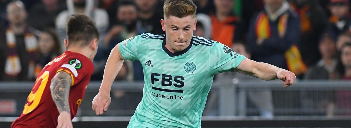 <p>Harvey Barnes, Leicester City</p>