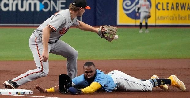 <p>orioles rays</p>