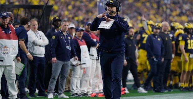 Jim Harbaugh potential four-game suspension not affecting Michigan's 2023 college football or Big Ten futures odds