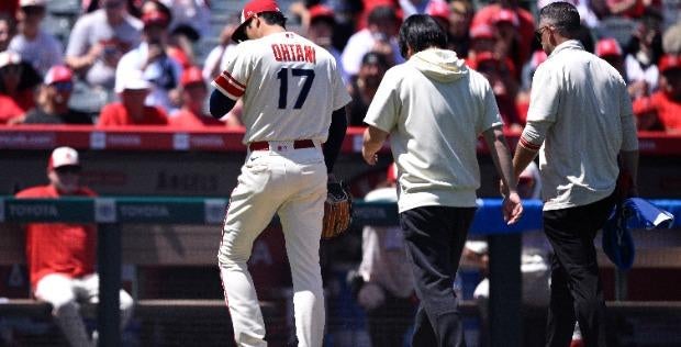 Shohei Ohtani done pitching for season, Mike Trout perhaps finished for 2023: Angels' playoff odds now nonexistent