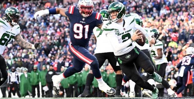 Jets vs. Patriots Player Props & Odds – Week 3