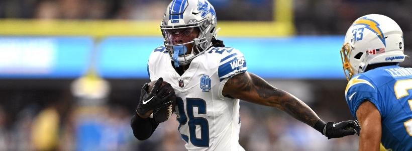 2023 NFL Week 11 props, predictions, picks: NFL props expert backs Lions rookie Jahmyr Gibbs as one of his best bets