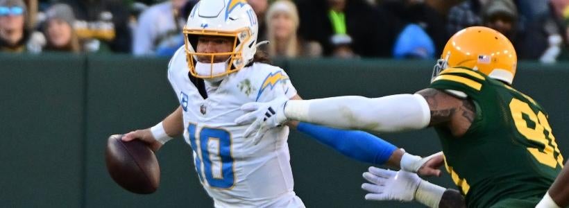 2023 NFL Week 12 props, predictions, picks: NFL props expert fading Chargers' Justin Herbert as one of his best bets