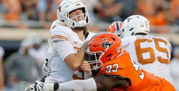 No. 18 Oklahoma State vs. No. 7 Texas Big 12 title game odds, trends: Longhorns need big victory and outside help to reach College Football Playoff