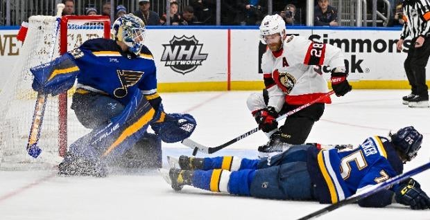 <p>blues senators</p>
