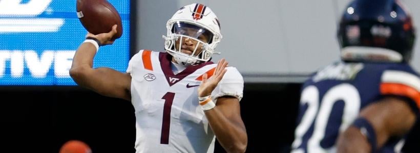 <p>Kyron Drones, Virginia Tech QB</p>