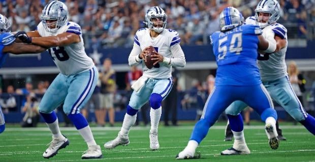 Lions vs. Cowboys Saturday NFL Week 17 odds, props: Total of 53.5 points highest of season; Dallas on 15-game home winning streak