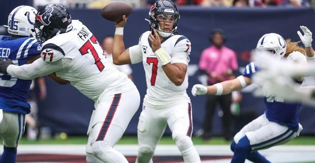 Texans vs. Colts NFL Week 18 odds, trends: Bettors in on C.J. Stroud, Houston in Saturday matchup with postseason spot at stake