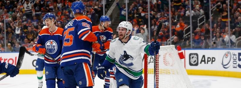 Canucks vs. Oilers odds, 2023-24 NHL lines: Advanced computer model reveals hockey picks for Monday's matchup