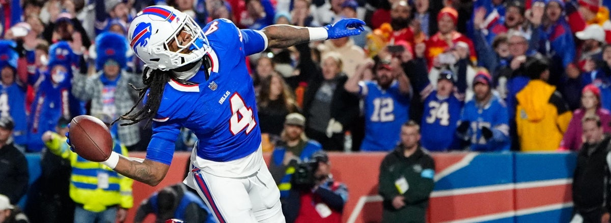 <p>James Cook, Buffalo Bills</p>