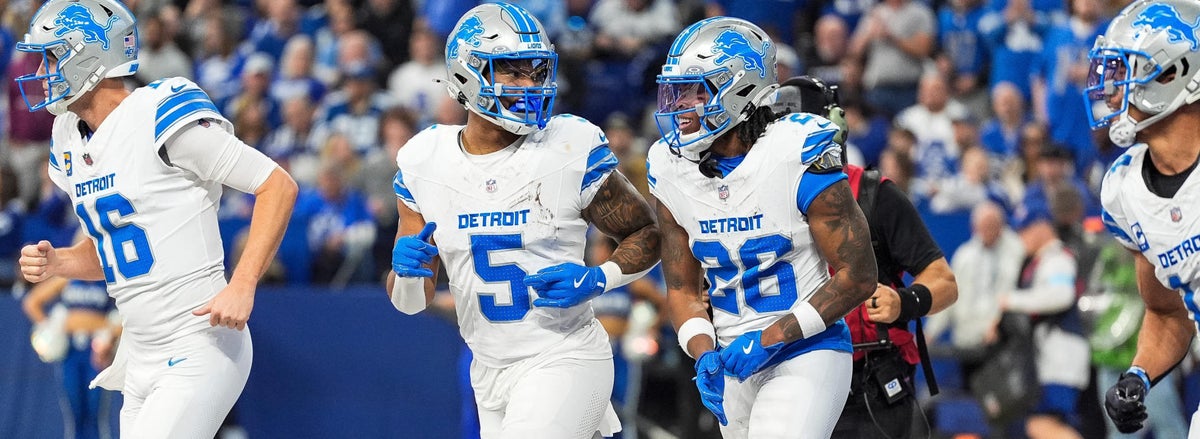 <p>Jahmyr Gibbs and David Montgomery, Detroit Lions</p>