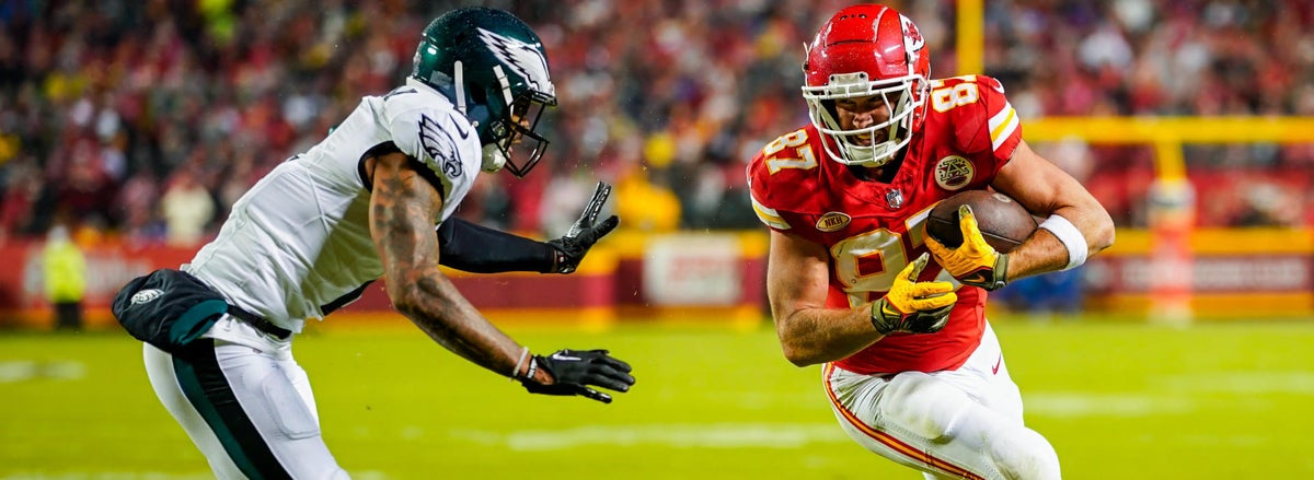 <p>Travis Kelce, Kanas City Chiefs</p><p>Darius Slay, Philadelphia Eagles</p>