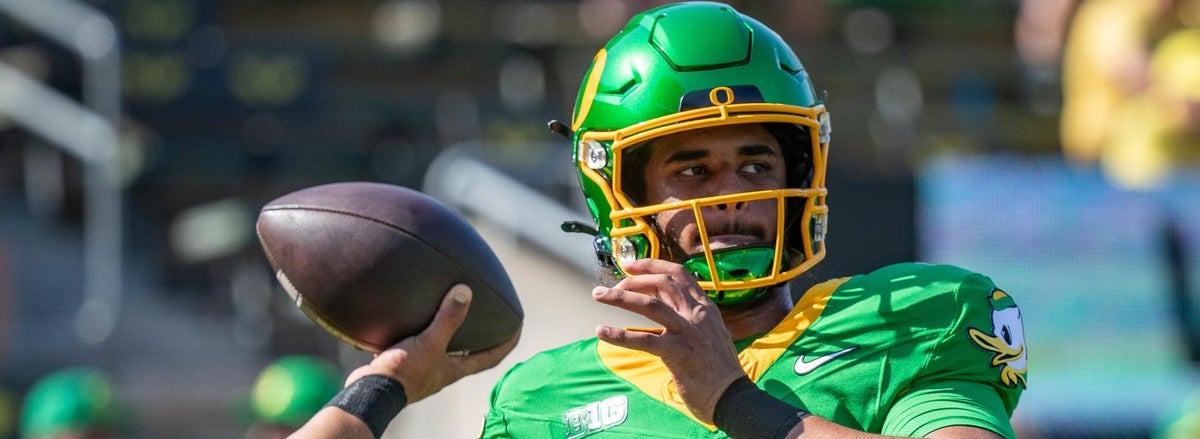 <p>Dante Moore, Oregon Duck</p>