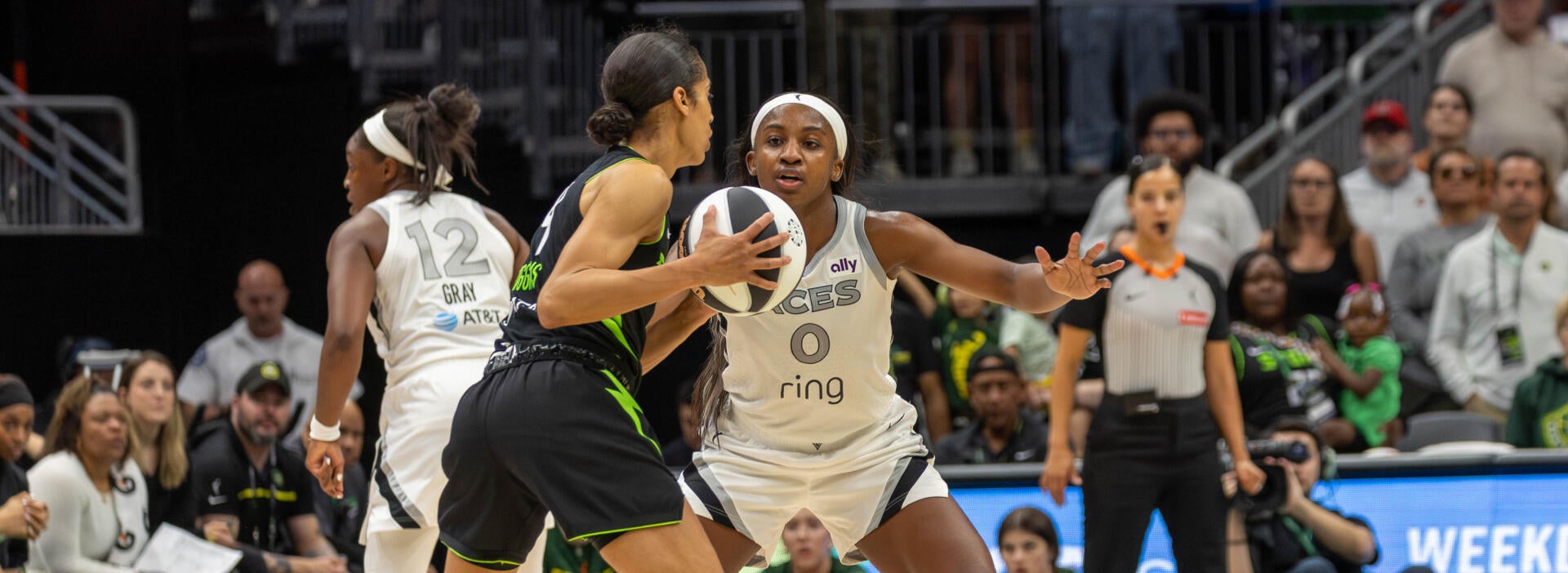 <p>Seattle Storm, Las Vegas Aces</p>