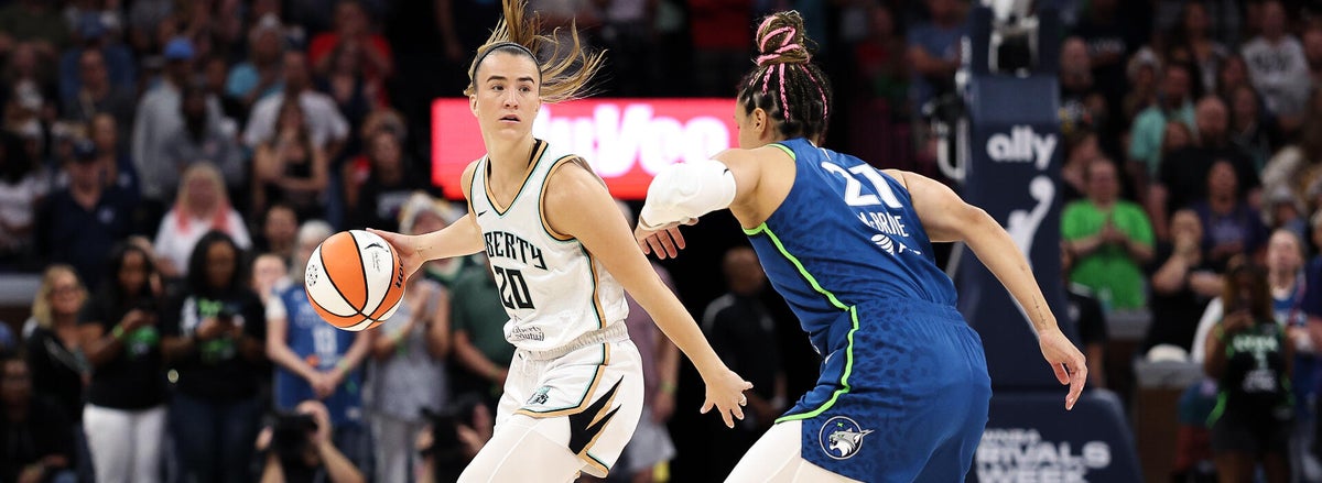 <p>Sabrina Ionescu, New York Liberty</p><p>Kayla McBride, Minnesota Lynx</p>