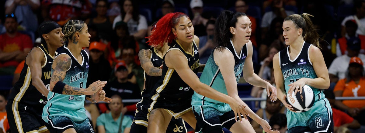 <p>Washington Mystics, New York Liberty</p>