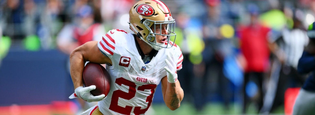 <p>Christian McCaffrey, San Francisco 49ers</p>