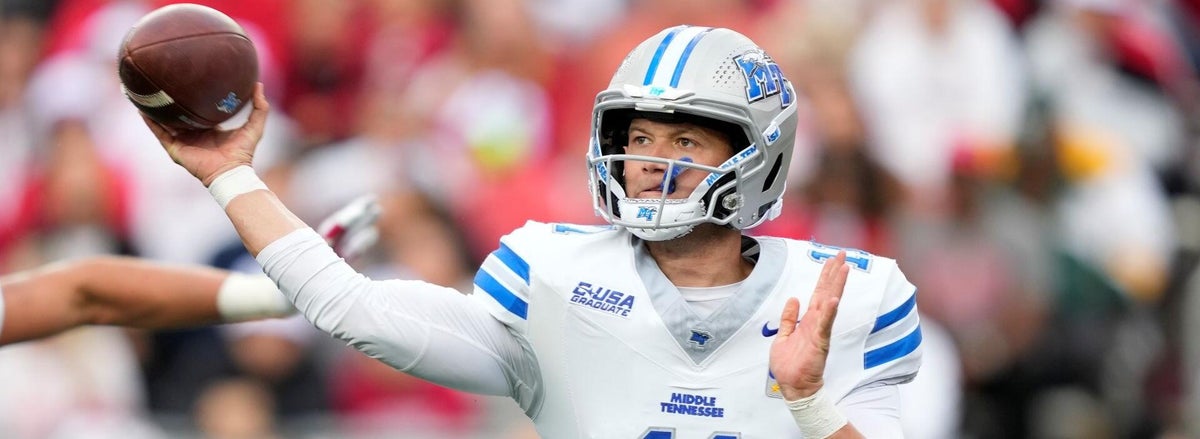 <p>Nicholas Vattiato Middle Tennessee State quarterback</p>