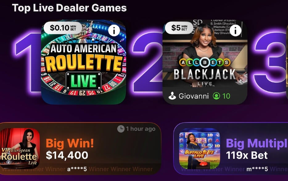 draftkings casino live dealer games