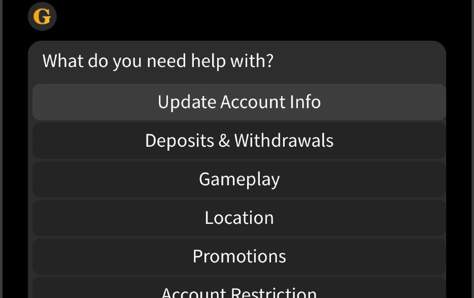 Golden Nugget Customer Support