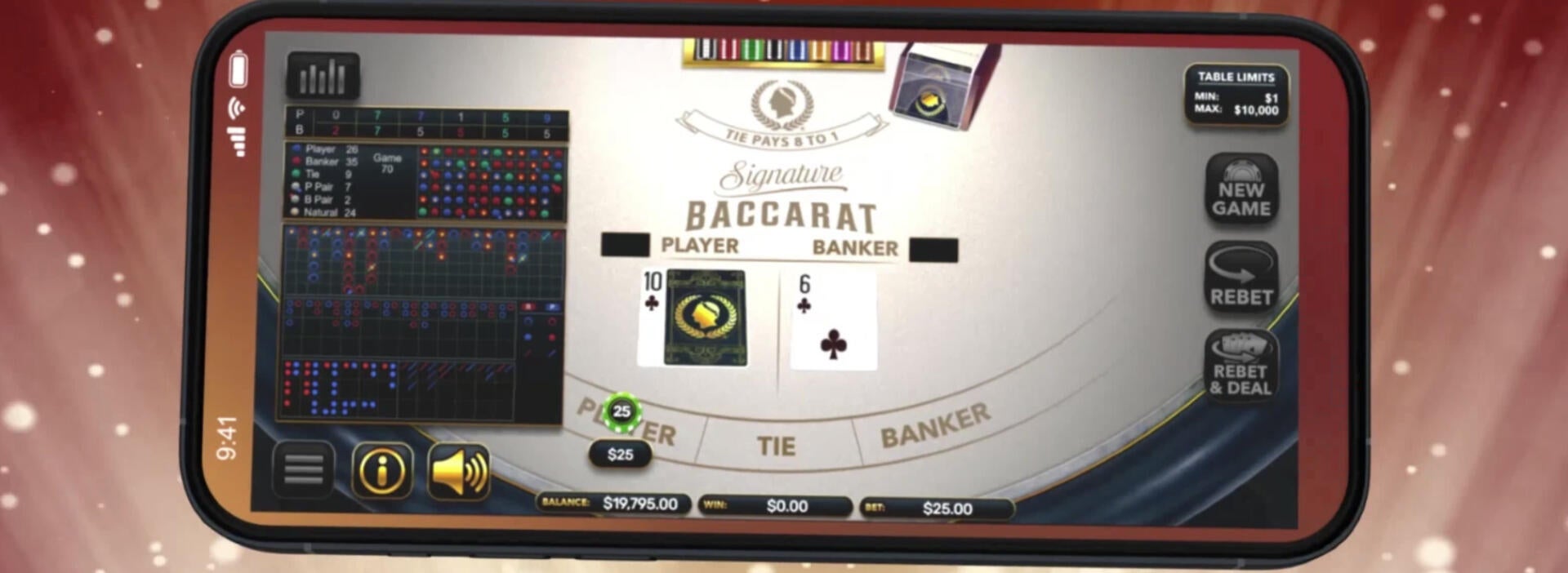 Caesars Palace Online Casino launches Signature Baccarat in New Jersey