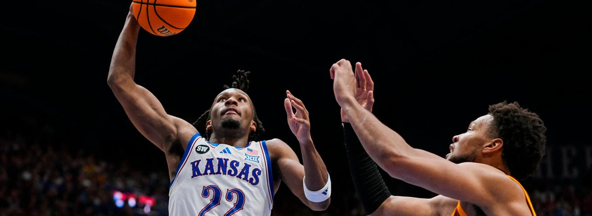 <p>Darryn Peterson Kansas Jayhawks</p>