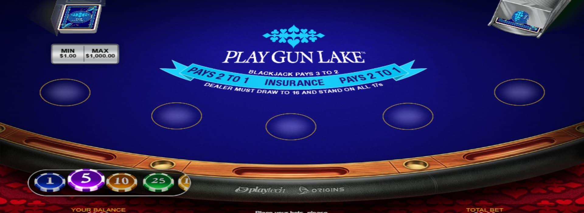 Play Gun Lake launches exclusive blackjack game with high RTP, use code SLINECAS