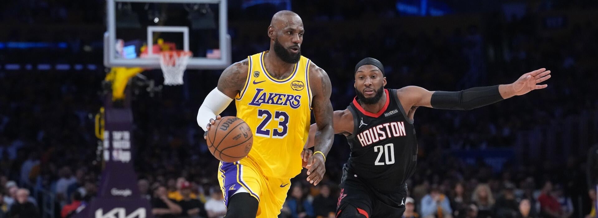 Rockets vs. Lakers odds, line: Proven model reveals picks for NBA first round Game 5 matchup on Wednesday, April 29