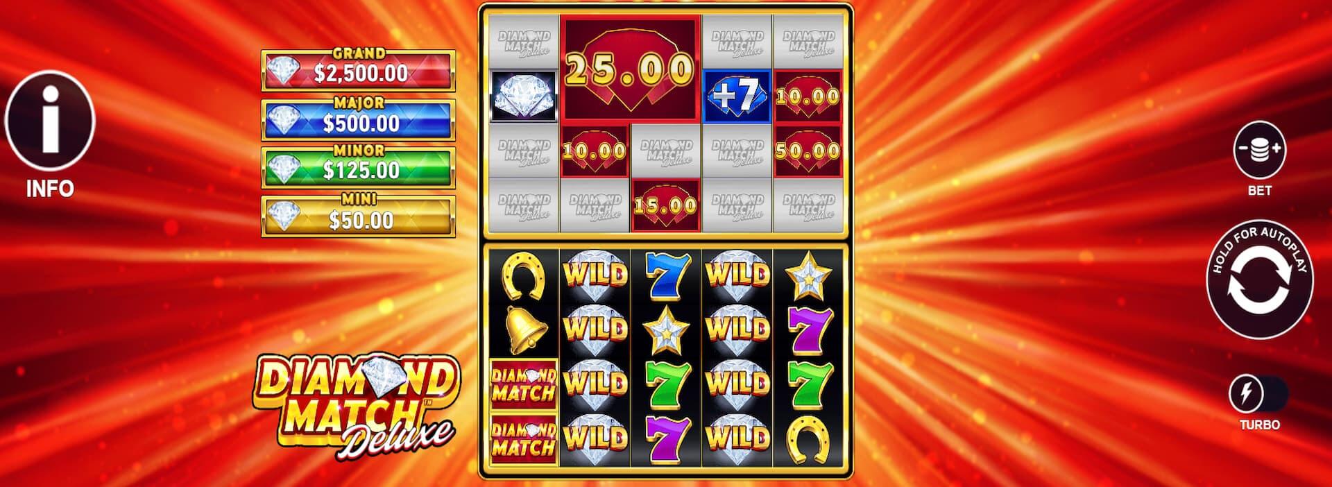 Play Gun Lake Casino launches Diamond Match Deluxe, a unique slot with 2 sets of reels