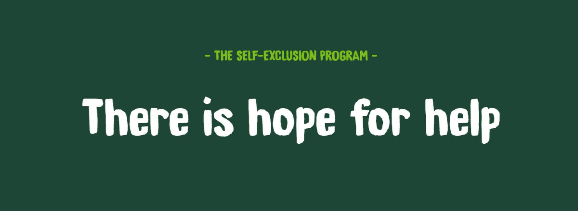 Alberta online casinos self-exclusion program explained