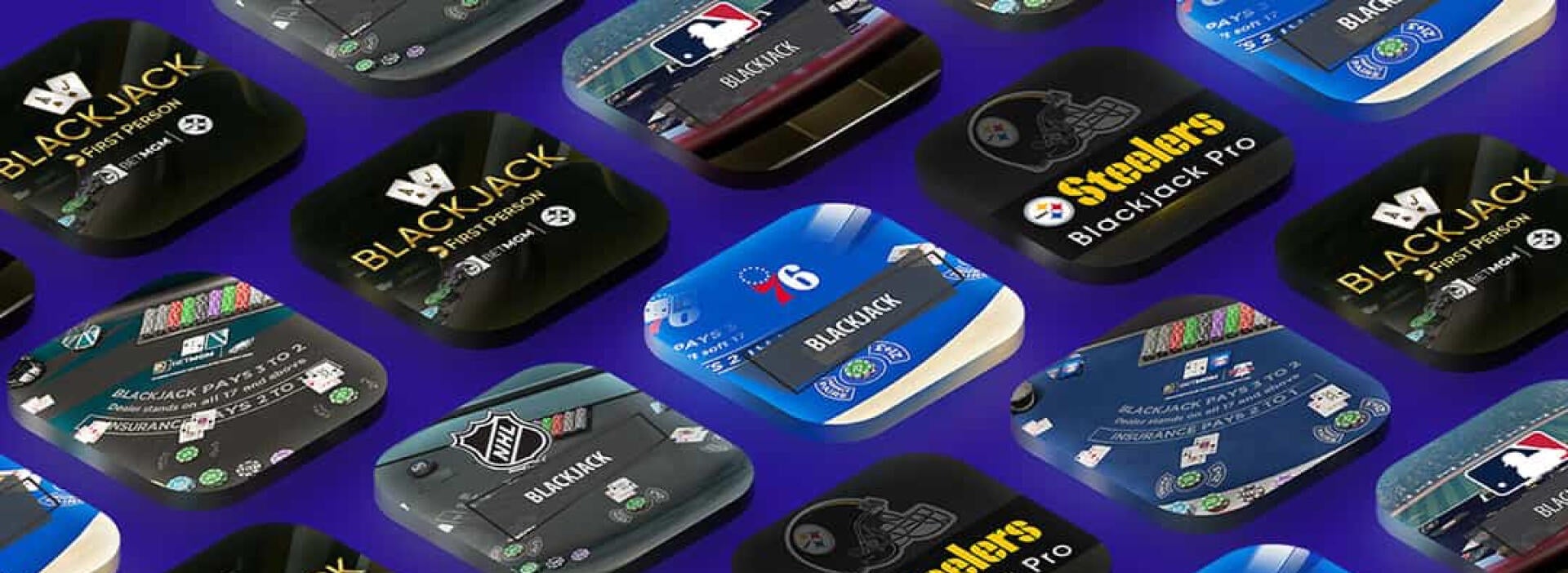 BetMGM Casino bonus offered for playing sports blackjack games