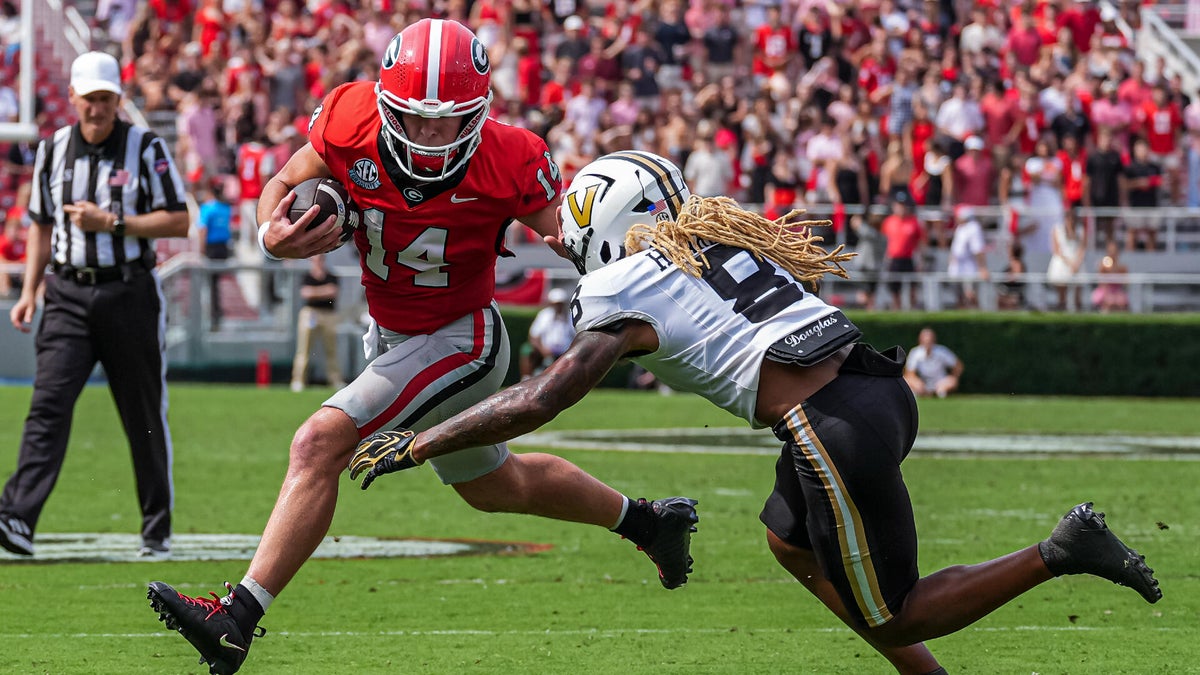 <p>Gunner Stockton, Georgia Bulldogs</p>