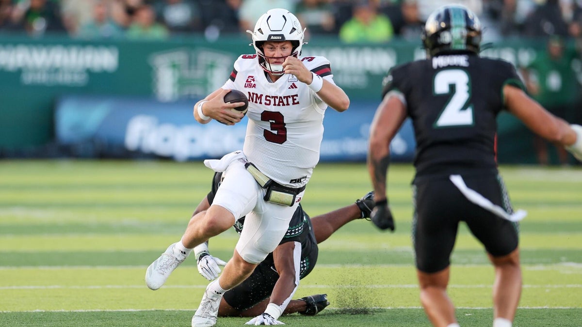 NCAA Football: New Mexico State at Hawaii