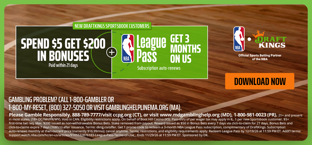 DraftKings promo code: Get $200 in bonus bets and 3 free months of NBA League Pass for Packers-Lions, Seahawks-Chiefs, NFL Week 7