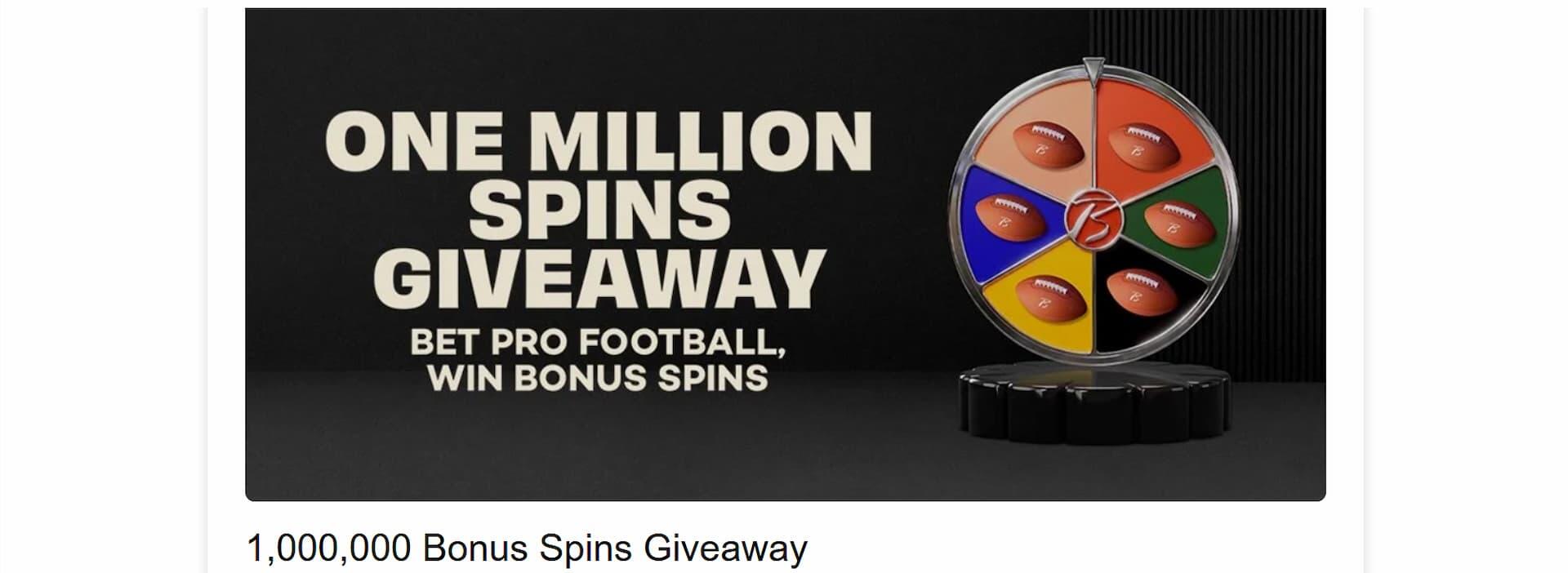 Share in the 1 million free spins giveaway at Borgata Casino with promo code SPORTSLINEBORG