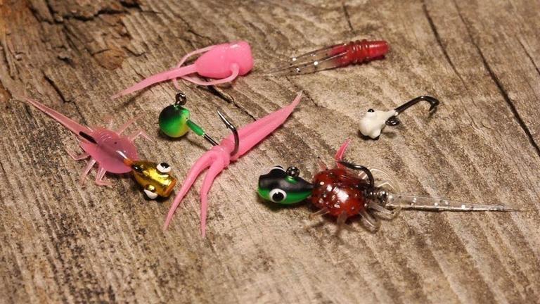 50-Piece Crappie Jig Kit — Soft Plastic Beaver Tail Lures For Freshwater & Saltwater Fishing